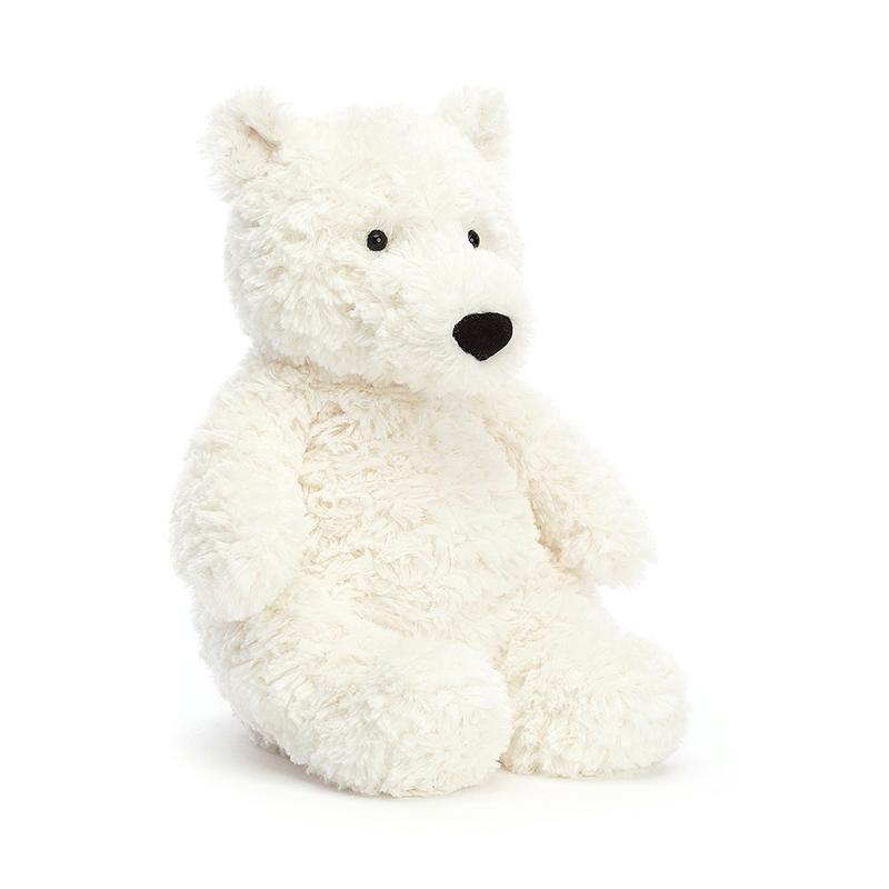 JELLYCAT Серия Медведи Животное Эдмунд Кремовый Медведь Кукла Плюшевая Кукла Высота 26 см Box Not Included white