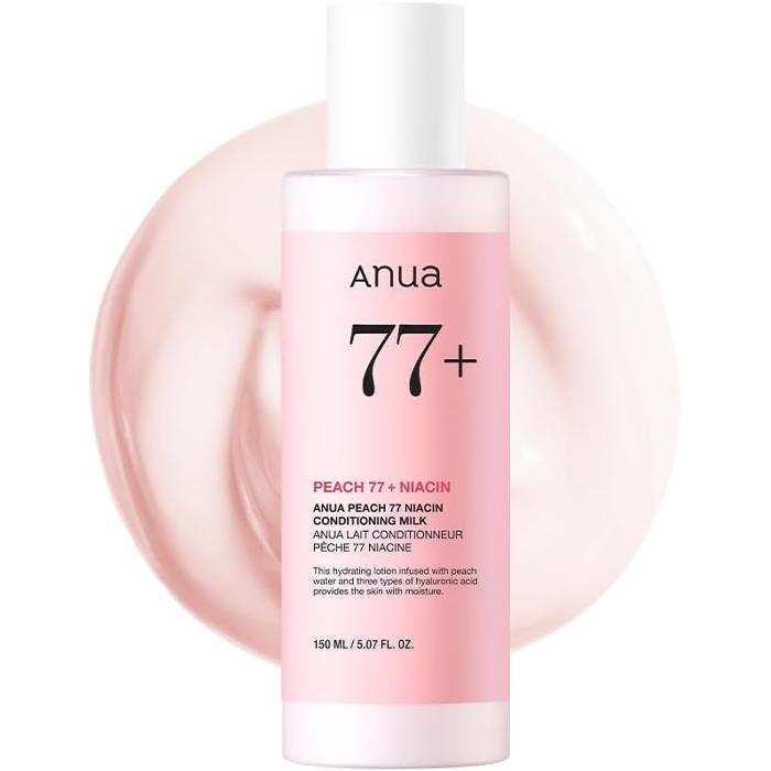 Anua Peach 77 Молочко-кондиционер с ниацином 150 мл white