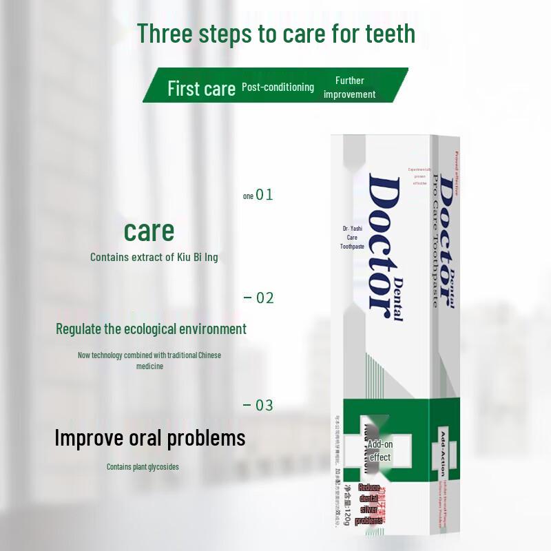 Зубная паста Doctor Tooth Extra Care с отбеливающей зубной щеткой white JDST online