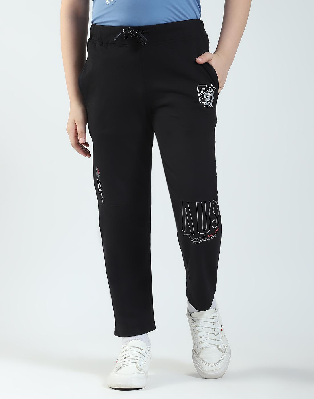 Мальчиковые однотонные спортивные брюки Monte Carlo Regular Fit 4-5 Years чёрный