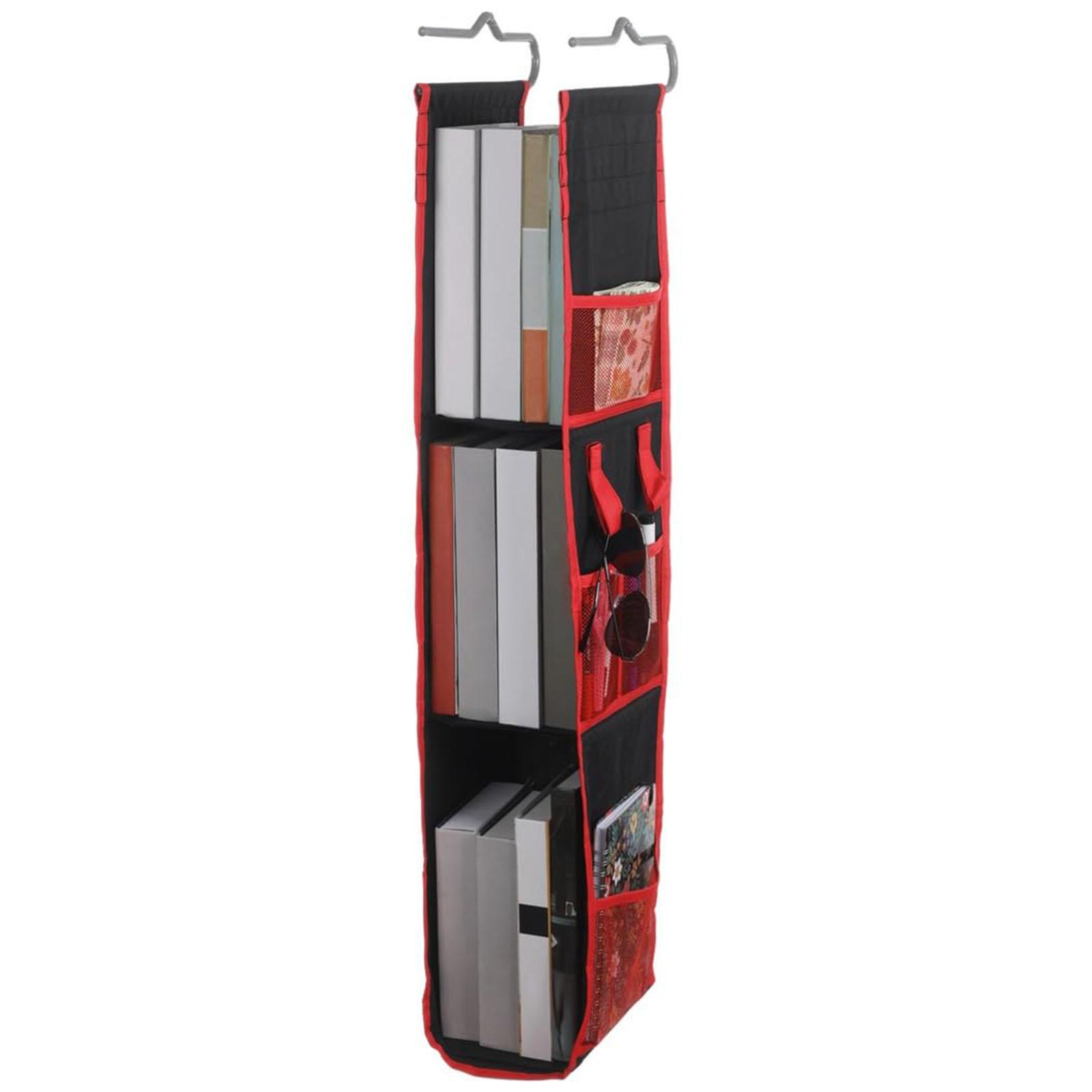 Adjustable Book Storage Bag Hanging Bag Oxford Cloth Storage Bag Hanging One Size красный Winnerer Glow