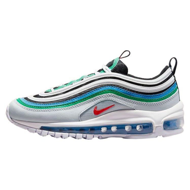 Кроссовки Nike Air Max 97 GS Pure Platinum Light Crimson для детей Белый Черный 921522-031 38 gray