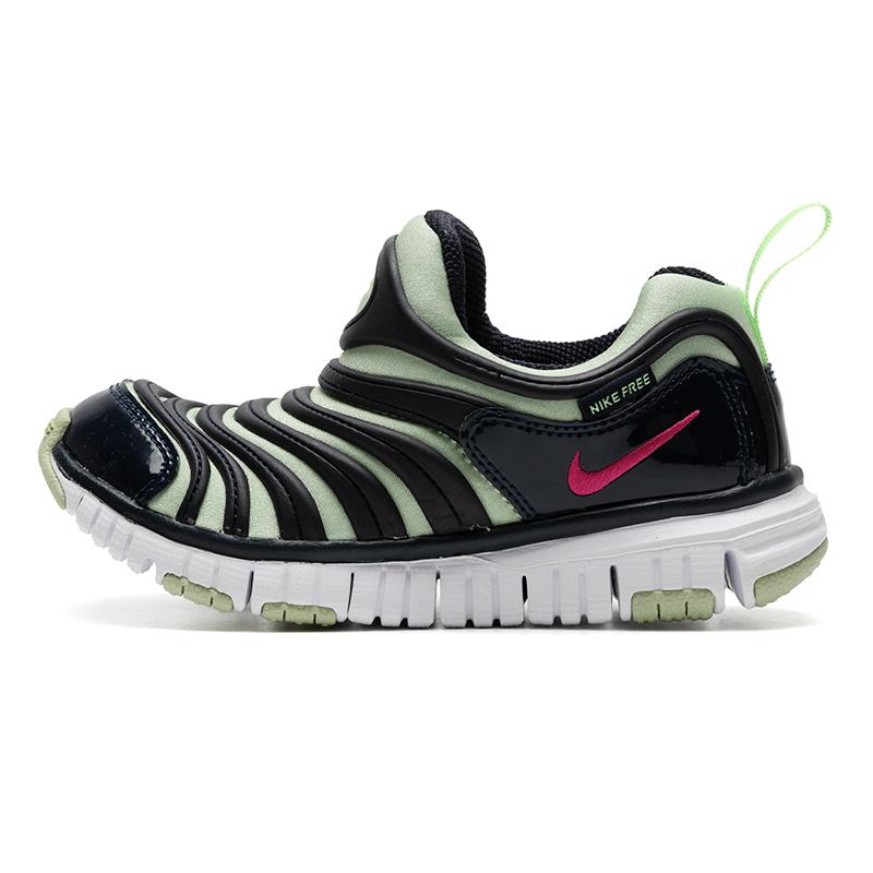 Nike Dynamo Free Удобные Универсальные Амортизация Поддержка Низкие Подростковые Повседневные Кроссовки Подростковые Повседневные Кроссовки Черный Зеленый 343738-440 29.5 gray