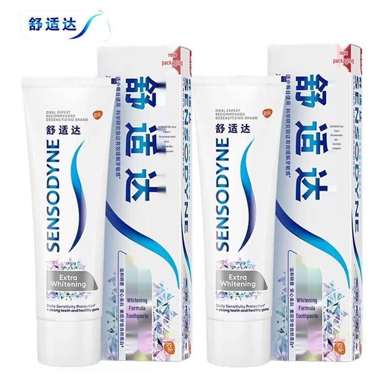 Sensodyne Sensitive Отбеливающая зубная паста Двойная упаковка blue JDST online