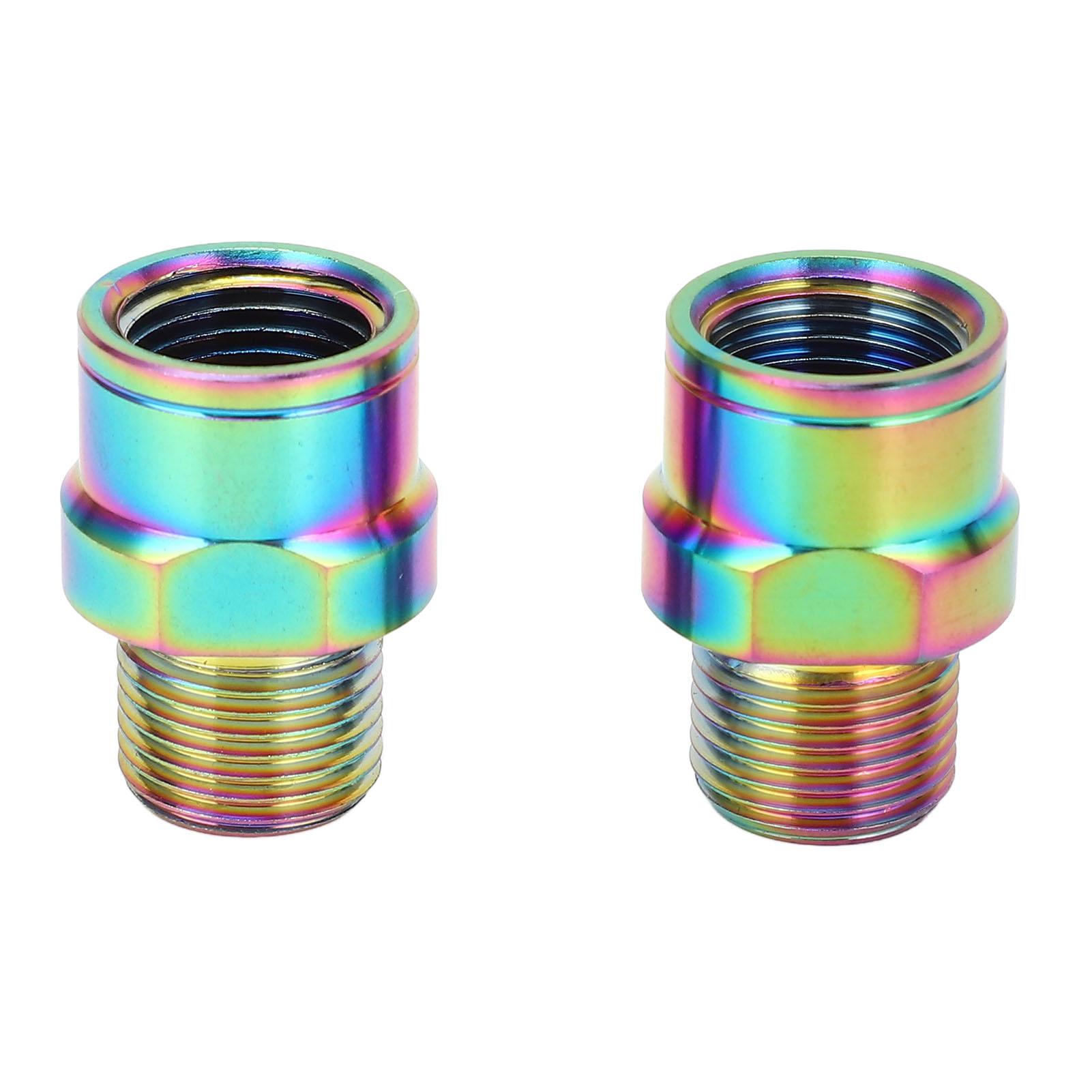 2 шт. удлинитель педали велосипеда из сплава титана удлиняющий вал педали велосипеда удлиняющий вал 16 мм blue Fishine