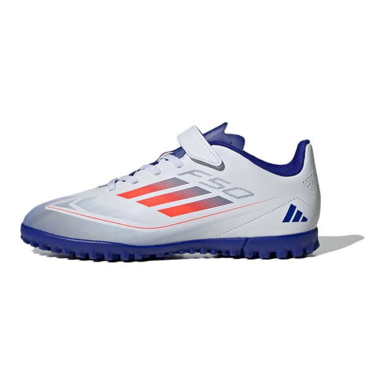Adidas F50 CLUB Низкие Футбольные Бутсы Устойчивые к Скольжению и Износу Бело-Синие Детские Кроссовки IF1383 38 white