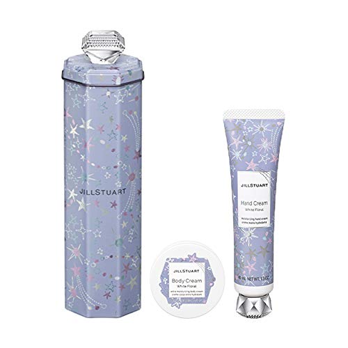 JILLSTUART 2020 Рождественский подарочный набор Dreamy Stars Крем для тела и Крем для рук Белый цветочный gray RURI Japan product