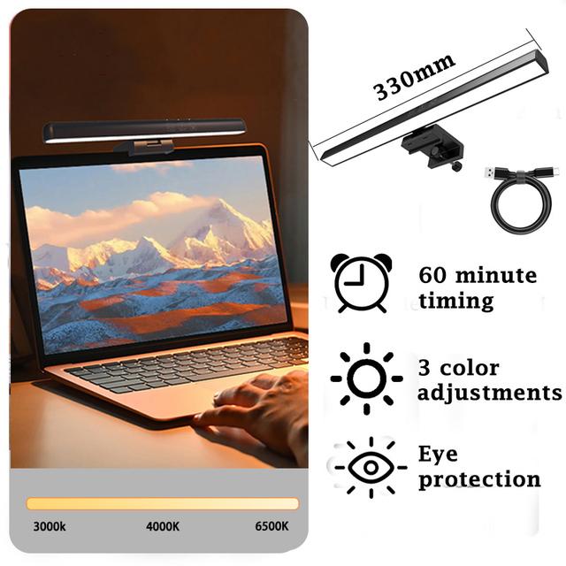 Xiaomi RGB LED монитор ночник бар USB Flexo светодиодный настольный светильник компьютерная игра свет экран плавное затемнение для спальни прикроватный gray Rainbow Rain