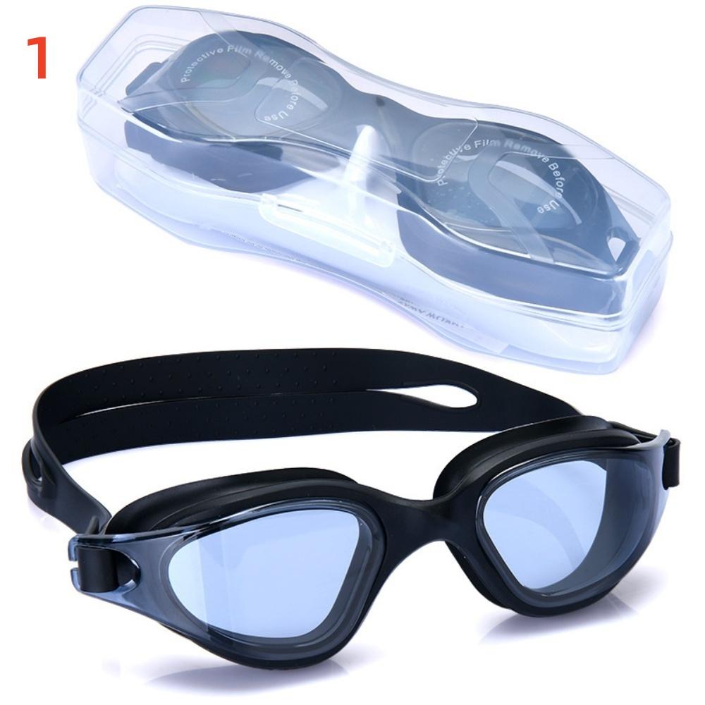 Очки для плавания для взрослых Clear Vision Anti Fog Protection Очки для плавания gray FYUU-autoparts
