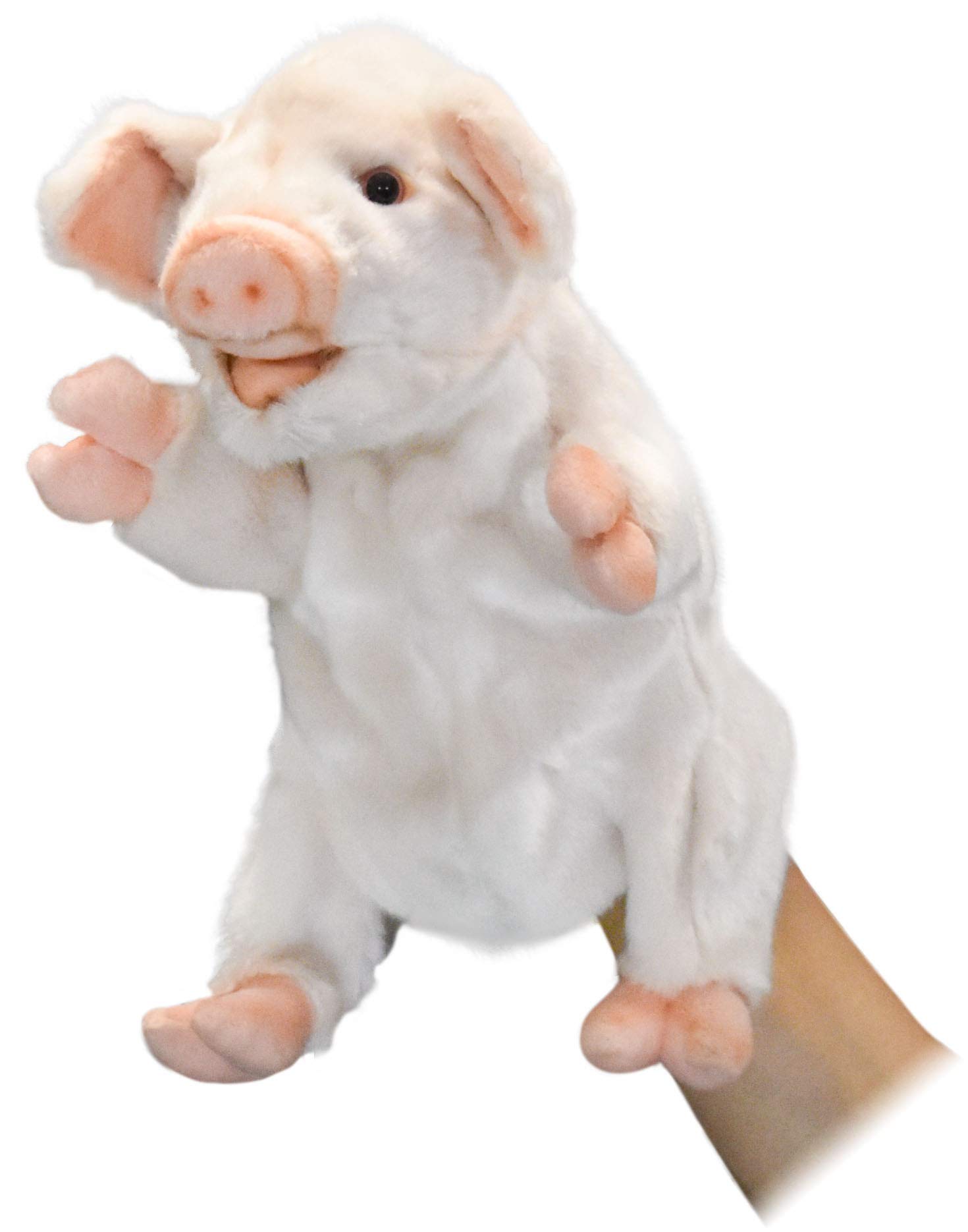 BH7339 HANSA Ручная кукла Свинья white Omi Japan Products