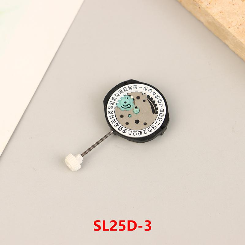 Sl25 Движение Китай Sunon Sl25-3 Кварцевый Механизм Календарь Дата Дисплей Часы Наручные Часы Часть Дешевая Замена 2015 Движение as the picture white The Rays