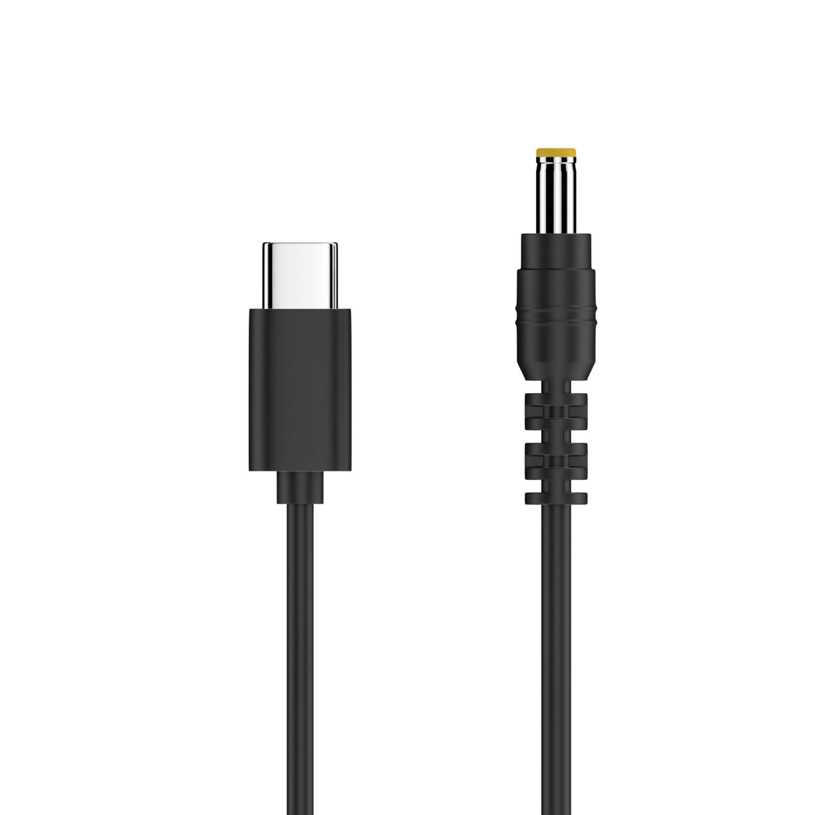 USB Power Boost - Линейный преобразователь USB-C Type-C в DC12V в DC5.5x2.5мм 3.5x1.35мм 4.0x1.7мм для WiFi-роутера, динамика 5525 black Brioche