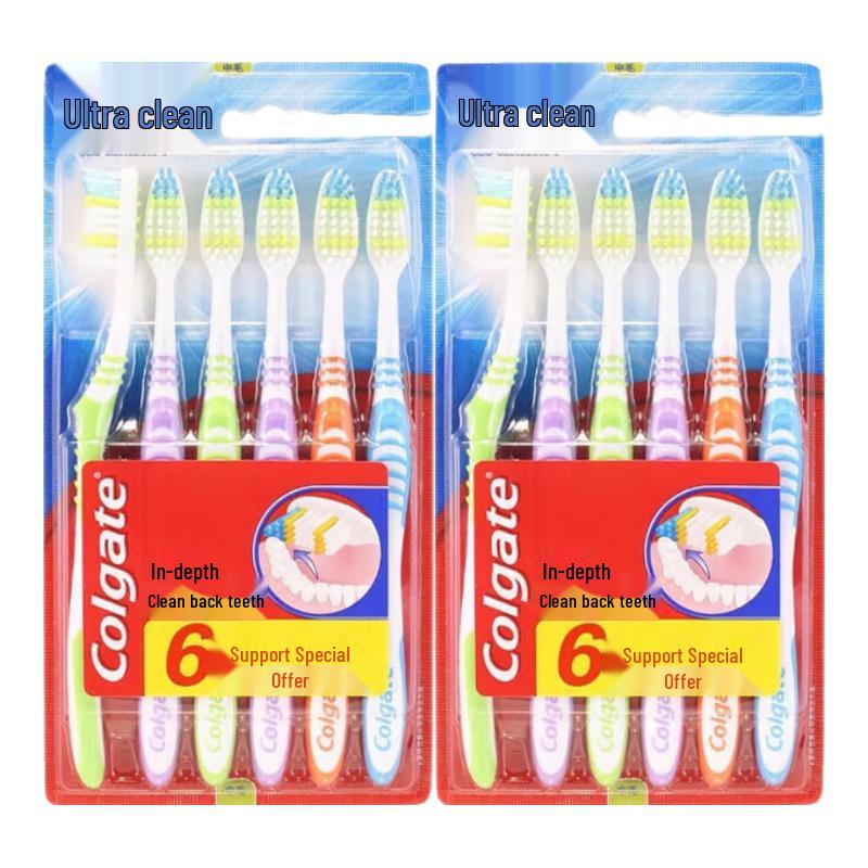 Зубная щетка Colgate Super Clean, упаковка 12 штук white