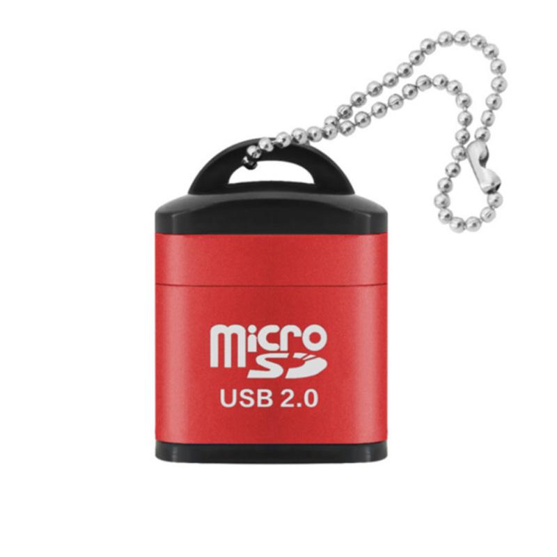 Usb Micro Sd/tf Card Reader Usb 2.0 Высокоскоростной мини-USB-адаптер Аксессуары для ноутбуков красный LQT
