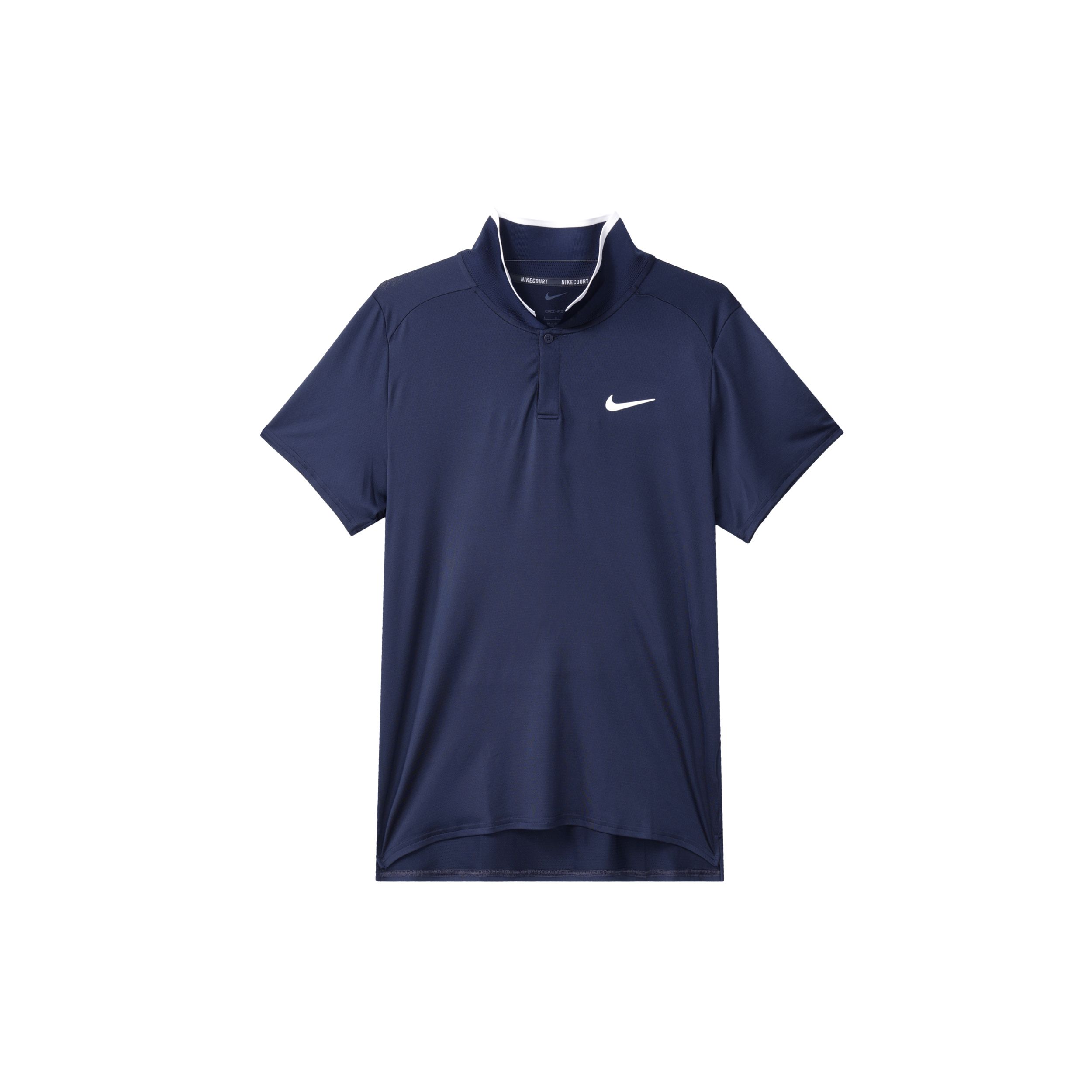 Nike Мужская рубашка-поло Court Advantage Dri-FIT Color Block, цвет обсидиан FD5318-451 S blue