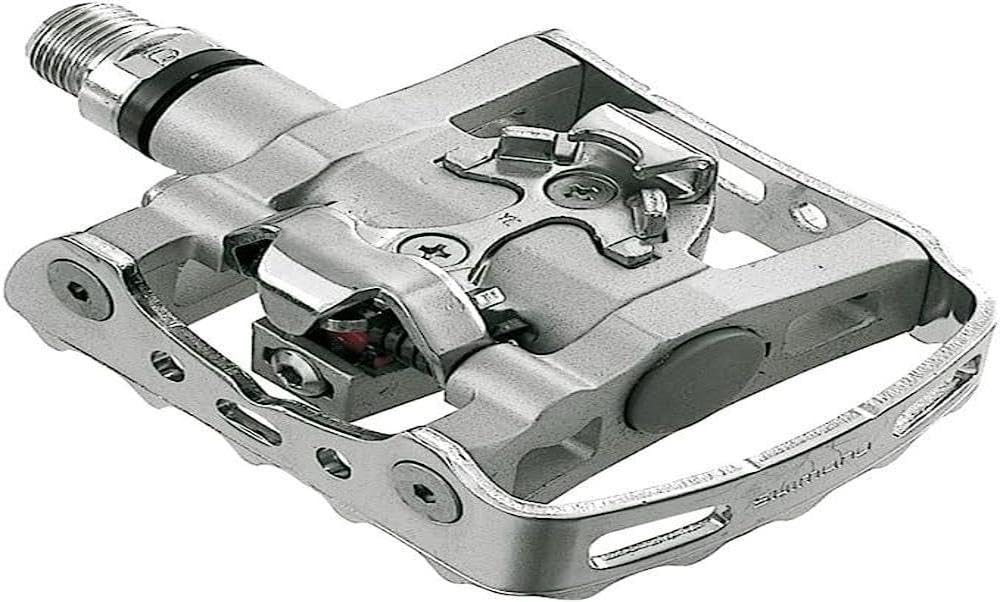 SHIMANO Педаль плоская EPDM324 (СПД) PD-M324 Односторонний SPD/Односторонний серебряный AniWorld