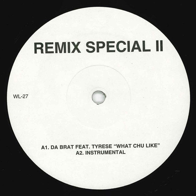 12-дюймовая пластинка DA BRAT, TYRESE / DESTINY S CHILD, - Remix Special II WL27 Неизвестный рэп и хип-хоп/R&B Б/У black RecordCityJP
