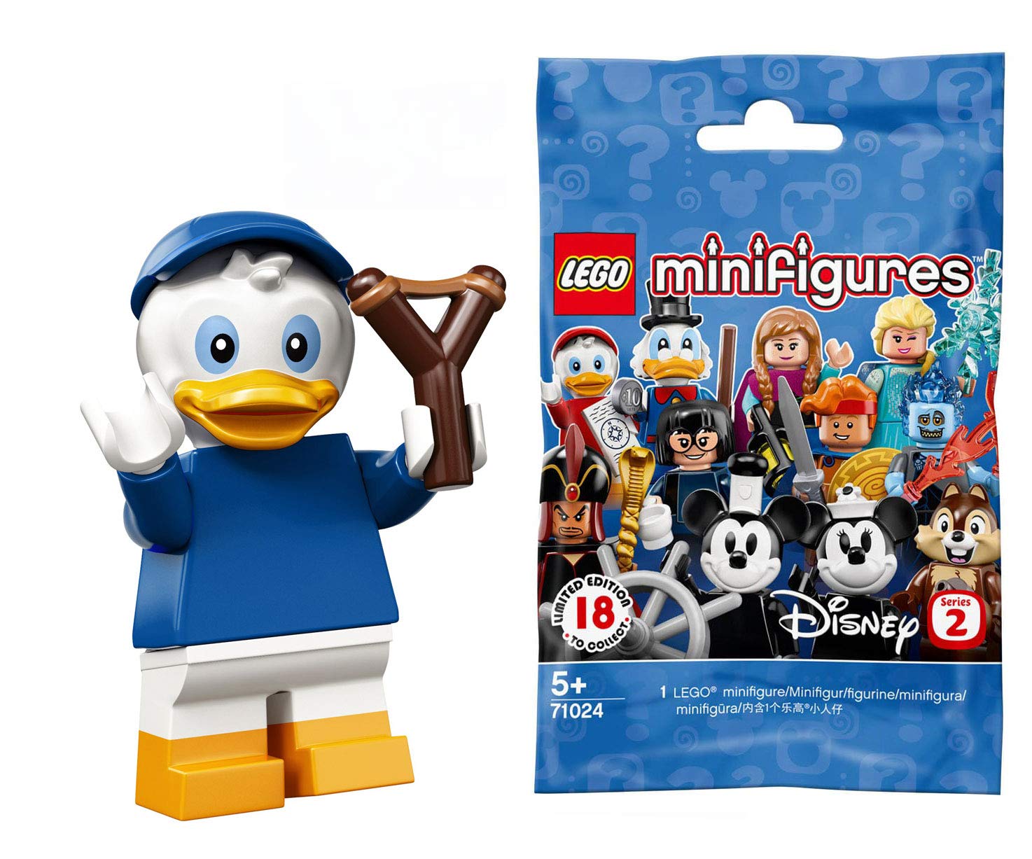 Минифигурка LEGO Disney Серия 2 Дьюи (Племянник Дональда) - Неоткрытый [71024-4] black RURI Japan product