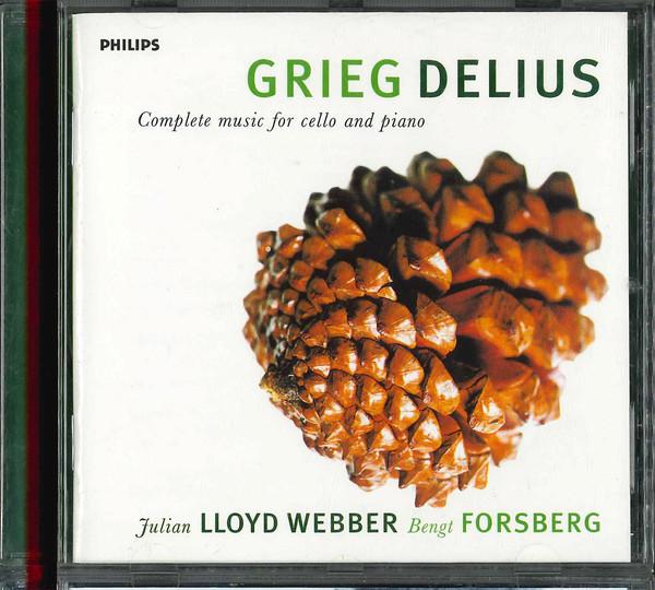 CD GRIEG, DELIUS, WEBBER; FORSBERG - Grieg/Delius;Cello & Piano 4544582 Philips 1998 Germany Classical Used black RecordCityJP