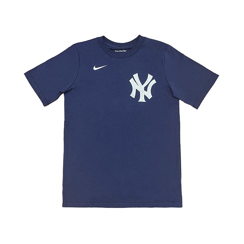 Nike Trendy Casual Round Neck Short Sleeve T-Shirt Kids Tops Navy-Blue 3Z3B7NW00-NYY M white