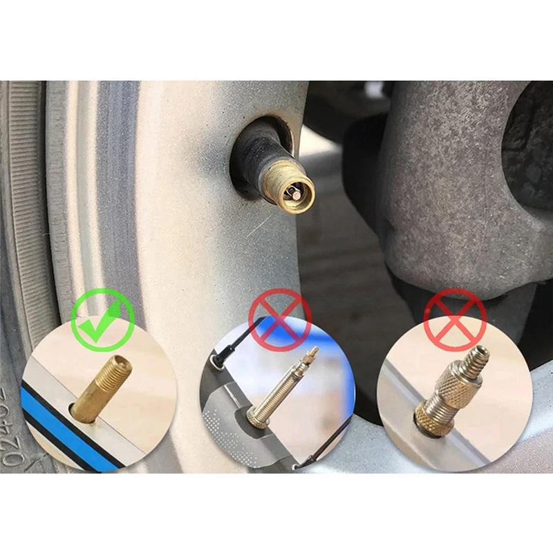 Ac29-Car Bicycle Slotted Handle Tire Valve Stem Core Remover Screwdriver Tire Repair tall Tool Kit Auto Motorcycle Photo Color black gagahsh