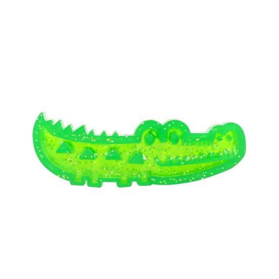 Игрушка для собак Crocodile Slow Feeder Силиконовая кормушка-пазл со скрытыми слотами для лакомств Игрушка для игр на открытом воздухе для больших и маленьких собак B green The Secret Life of Pet