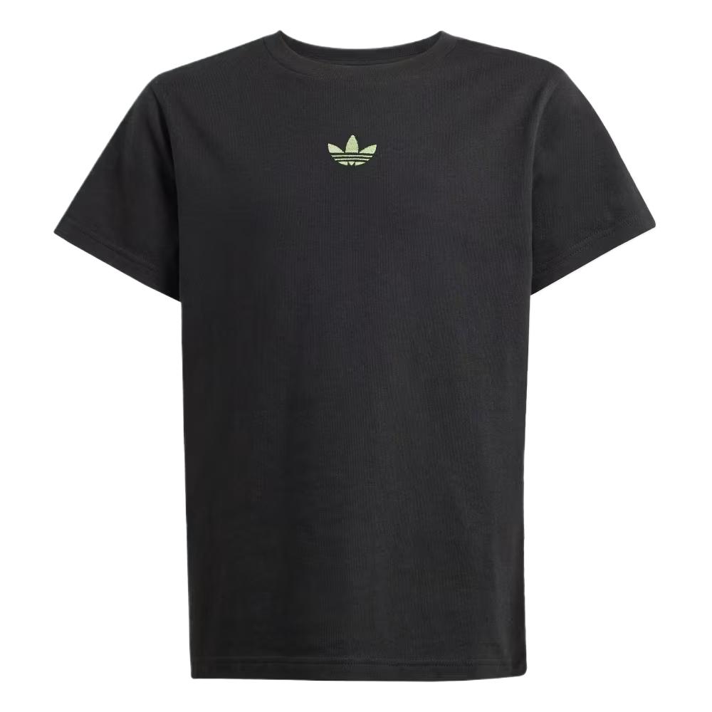 Футболка Adidas Originals Коллаборация с Minecraft Удобная Модная Простая Универсальная Короткий рукав Детские топы Черный JZ9940 140 black