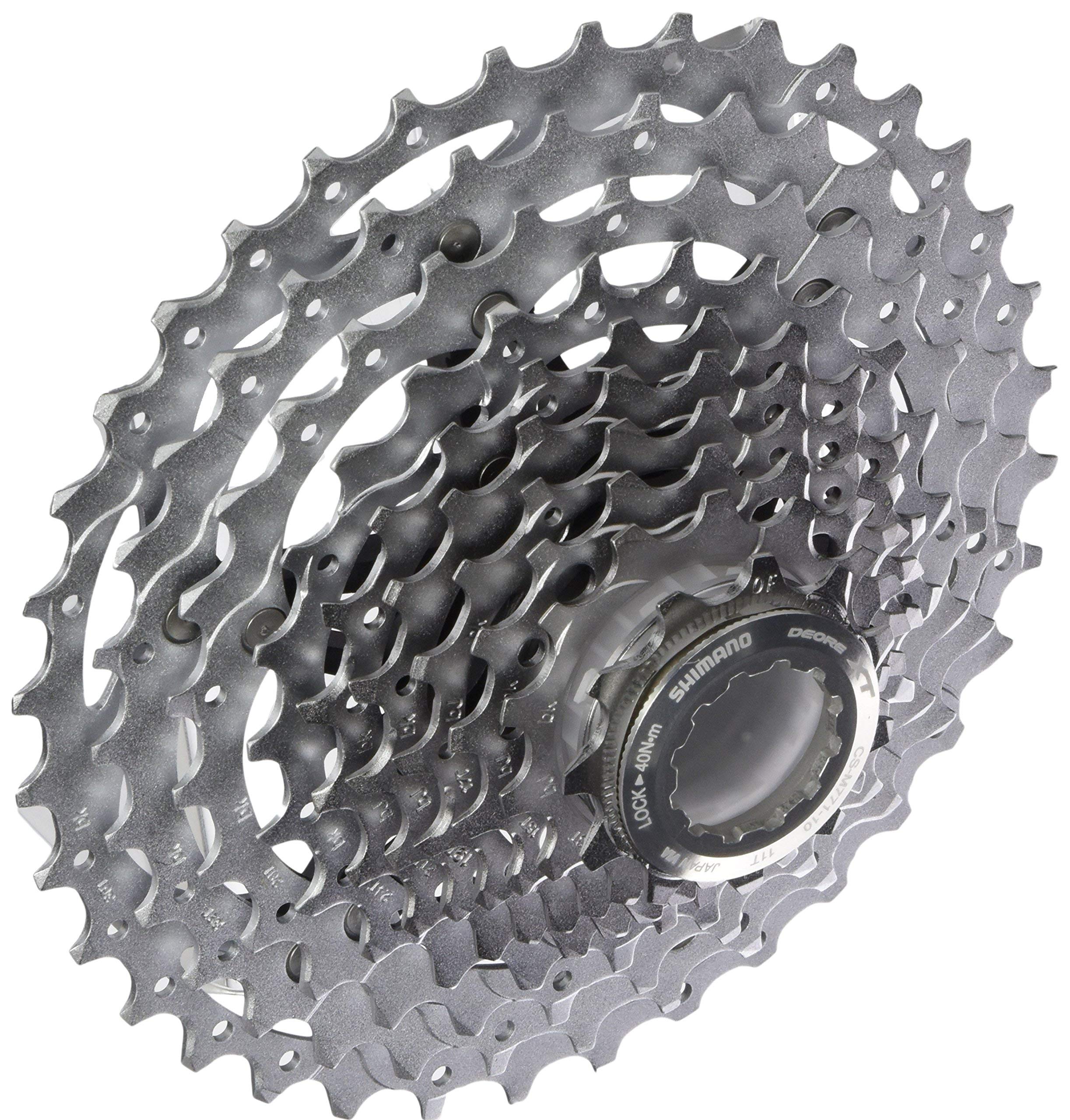 Кассетная звездочка SHIMANO XT 10-ступенчатая BK Dyna-Sys CS-M771-10 11-36T black