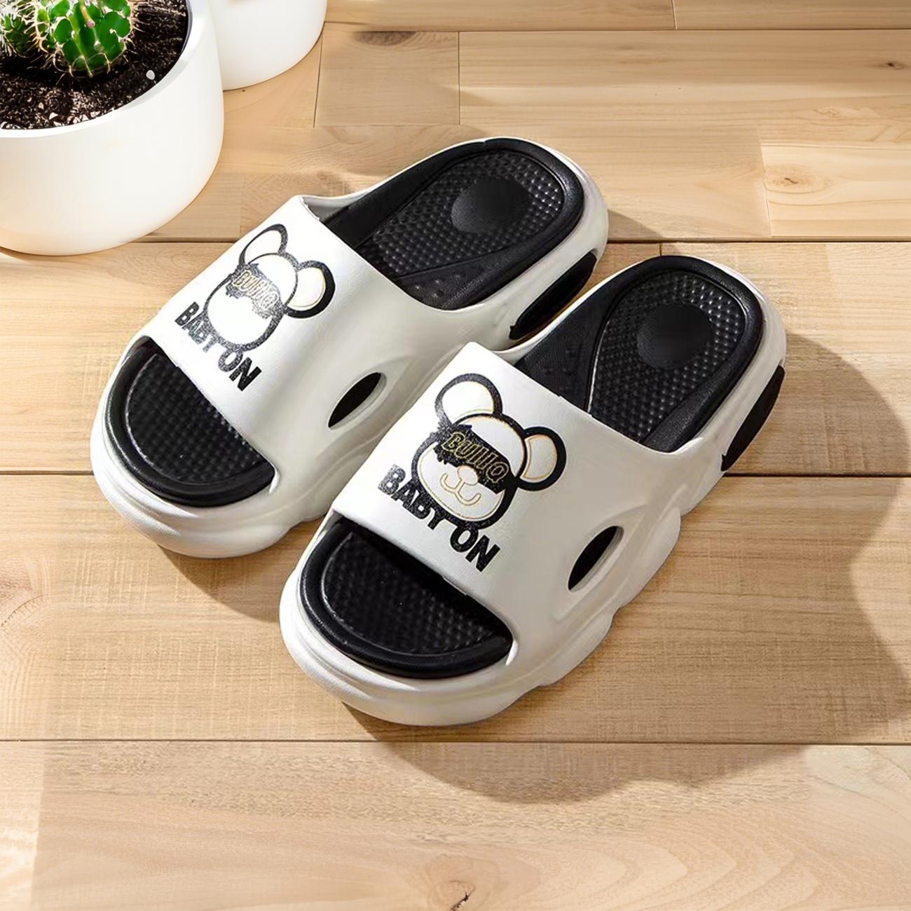Men s Summer Removable Lightweight Anti-Slip EVA Sports Slides Slippers Home Beach Sandals Wholesale for Men House Hotel Use 40-45 white Everyday essentials