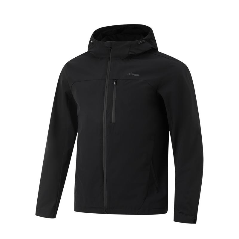 Li Ning Sports Lifestyle Series Повседневная теплая водонепроницаемая износостойкая ветровка для мужчин Верхняя одежда черного цвета AWBU065-1 S black Li-Ning