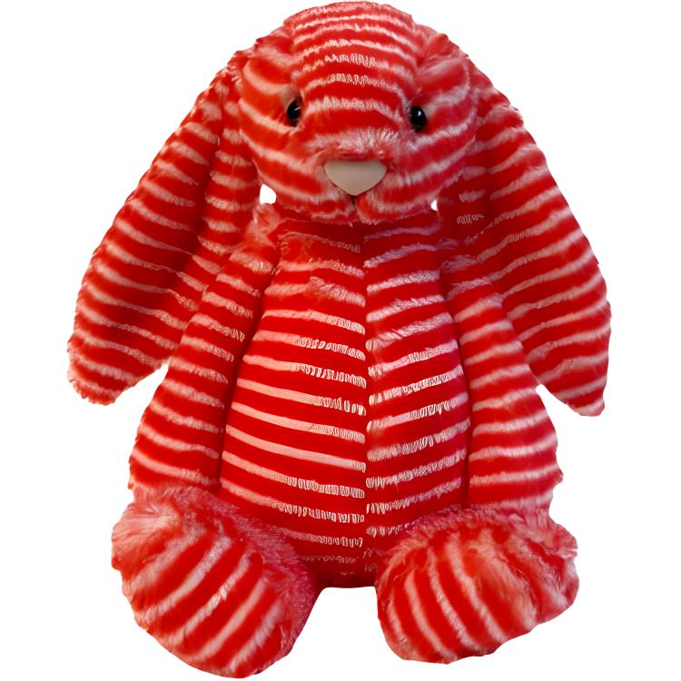 JELLYCAT Коллекция Зайцев Куклы Заяц Румяный Плюшевая Кукла Высота 23 см В Сидячем Положении red