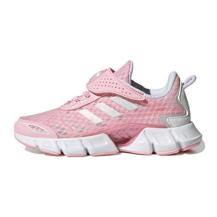 Adidas Серия Breeze Удобные Нескользящие Амортизирующие Прочные Низкие Детские Беговые Кроссовки Детские Беговые Кроссовки Розовый Серый GZ4024 28 white