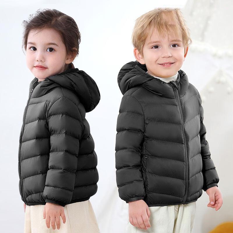 Детская легкая пуховая куртка с капюшоном Sanjih Outdoor TP5359 100 чёрный JDST online