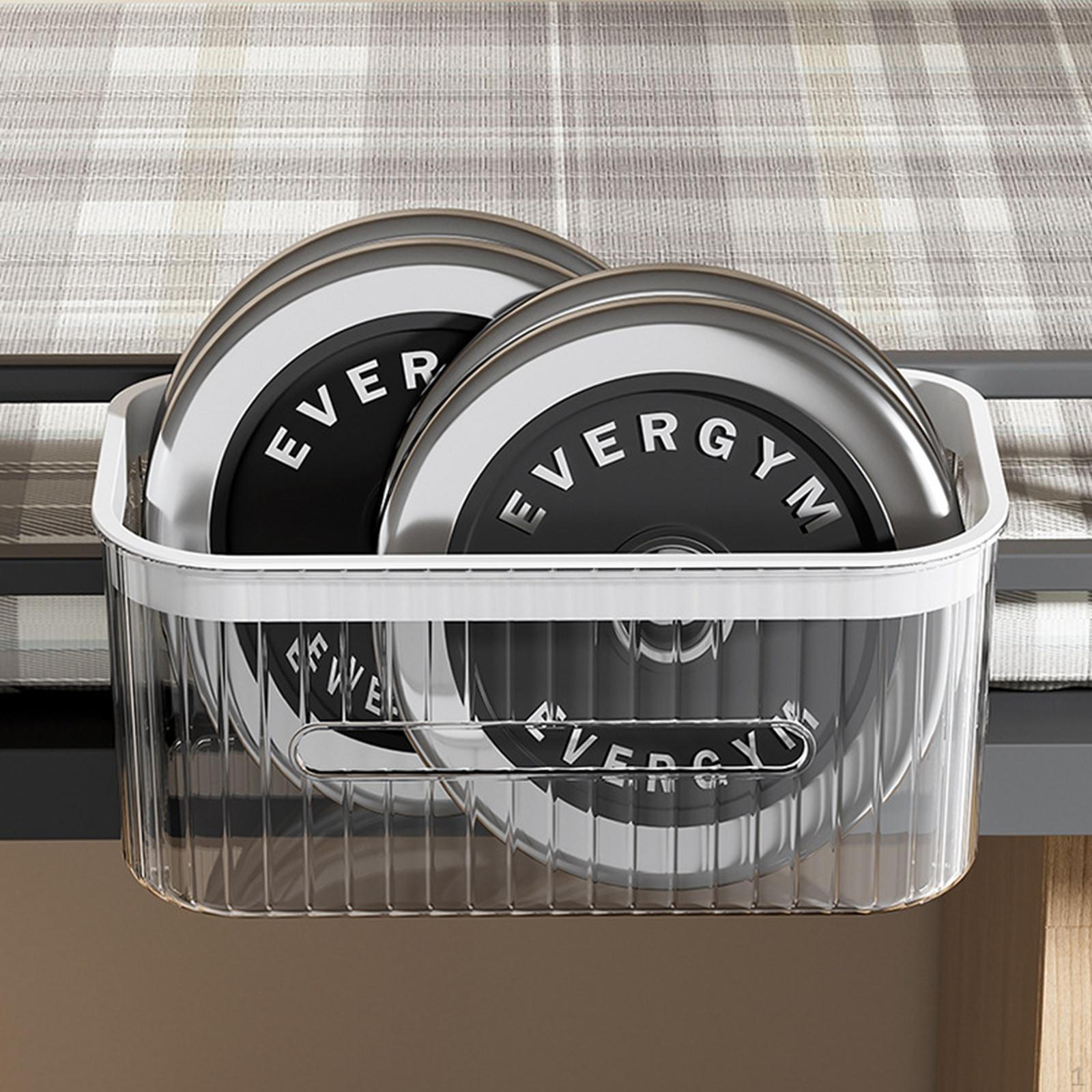 Bedside Storage Organizer Basket Practical Hanging for Food Water gray Closet of Beauty
