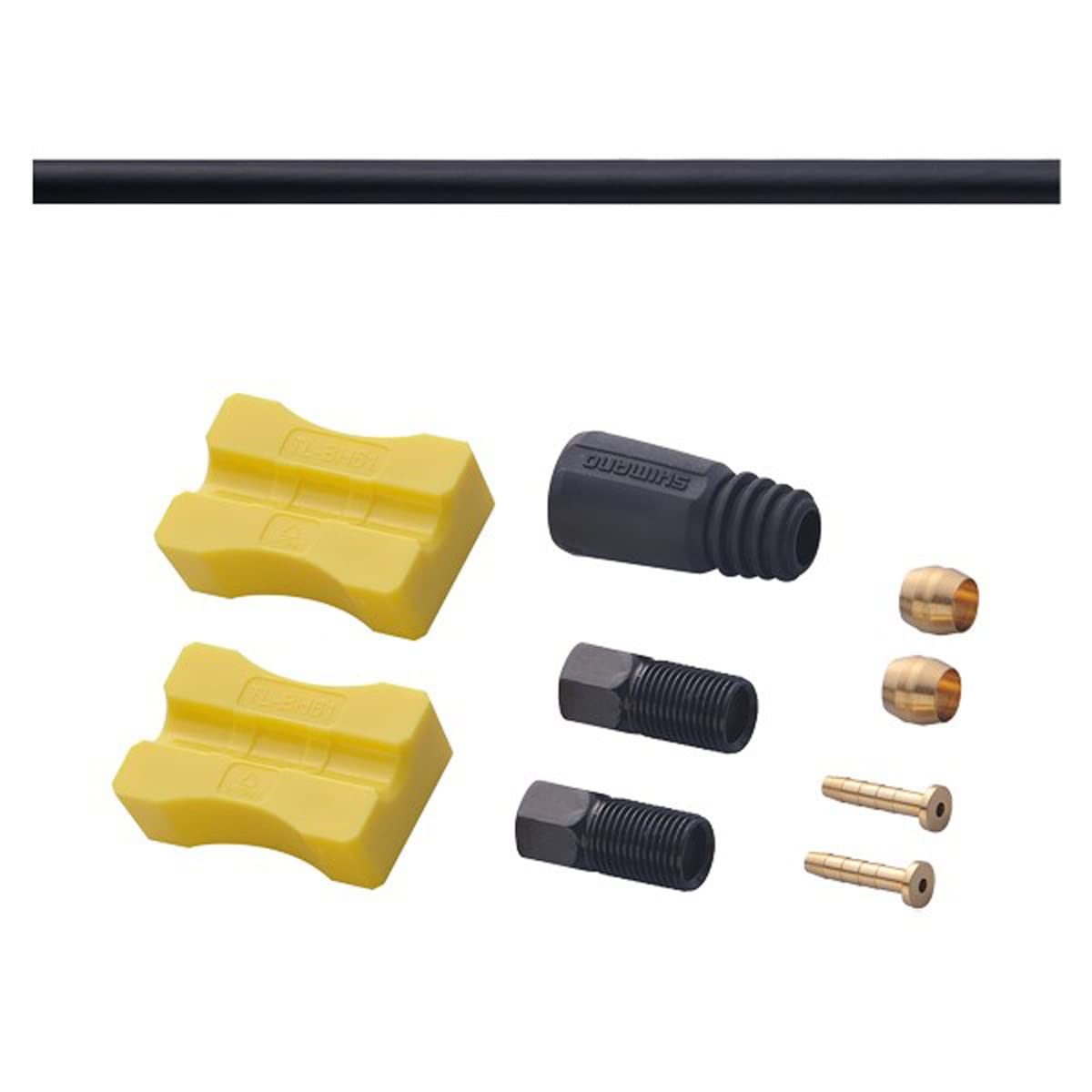 Шланг дискового тормоза SHIMANO SS 1000 мм для MTB черный ESMBH59JKL100 SM-BH59-SS чёрный