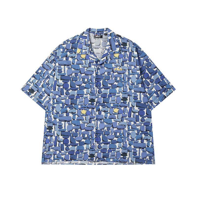 FILA X TIM LAHAN Оригинальная Модная Удобная Рубашка Поло Унисекс Рубашки F51M529403F-ZB M