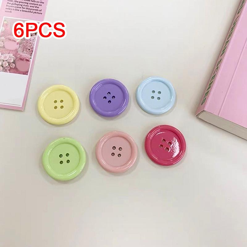 6/12pcs Colored Fridge Magnets Set Home Whiteboard Decoration Refrigerator Magnetic Stickers Ins 3cm 6pcs beige 1Sports Travel