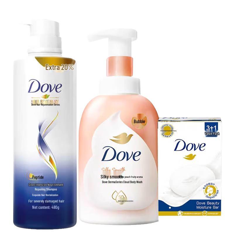 Подарочный набор Dove для ухода за волосами и телом white JDST online