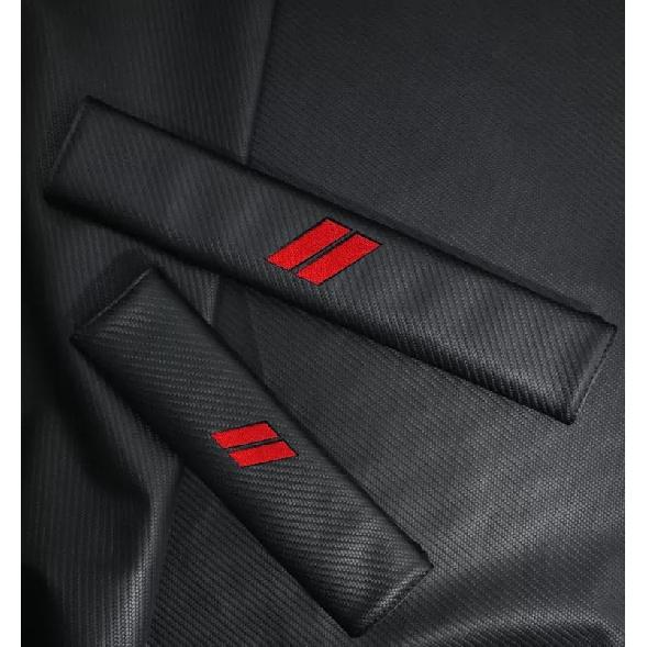 2PCS Car Seat Belt Cover For BMW, Carbon Fiber Seatbelt Shoulder Protection, Soft Car Seat Belt Strap Cushion Protect Your Neck And Shoulder, Car QCHJ-001 black 91330302MAC2UDB340