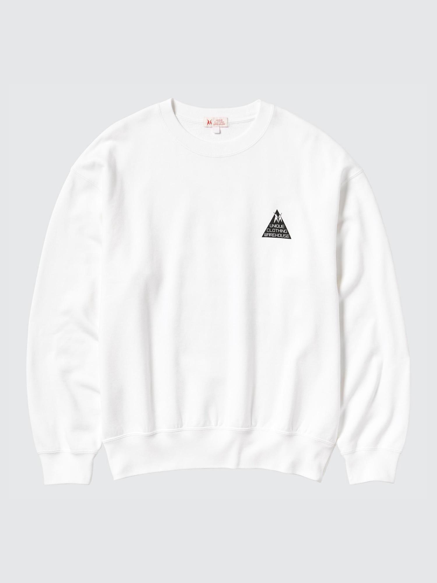 Uniqlo Свитшот с логотипом Uniqlo 00 WHITE/MEN 4XL white