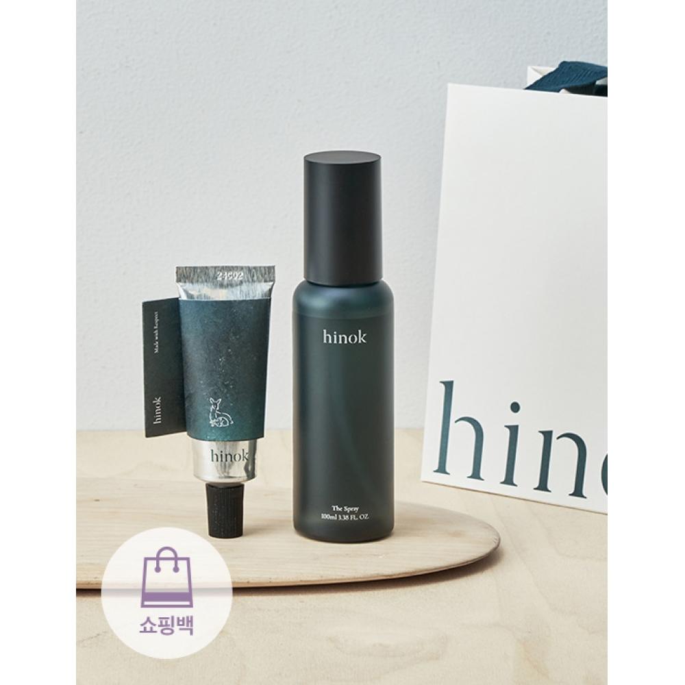 Hee Green Essentials Подарочный набор Спрей 100 мл Бальзам для рук 20 мл black Kcosme