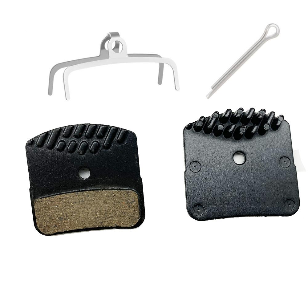 1 пара 4-поршневых дисковых тормозных колодок MTB для Shimano H03A M9120 M8120 Saint M810, резиновые охлаждающие дисковые тормозные колодки для велосипеда black 91510107MAC38DMM0H