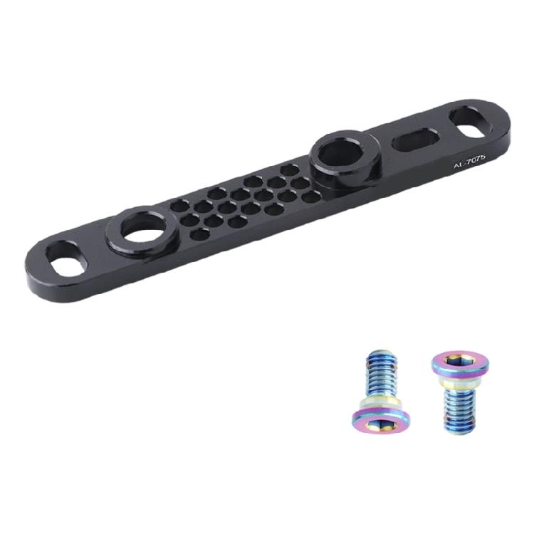 Алюминиевые Сплавы Передний Задний Прямое Крепление Адаптер Тормоза Комплект для Велосипедных Тормозов Часть для Повышения Эффективности Торможения чёрный Breath Away