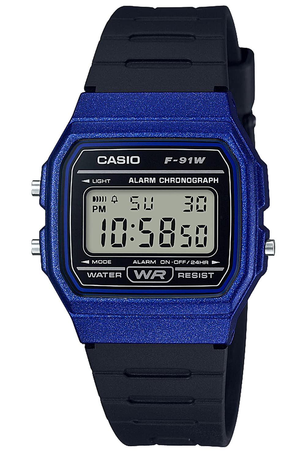 Наручные часы Casio Collection Черные [Casio] F-91WM-2AJH синий