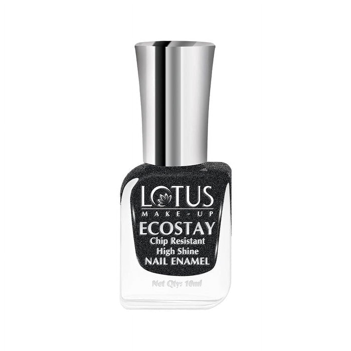 Lotus Herbals ECOSTAY Лак для ногтей Звездная ночь 10 мл E52 gray