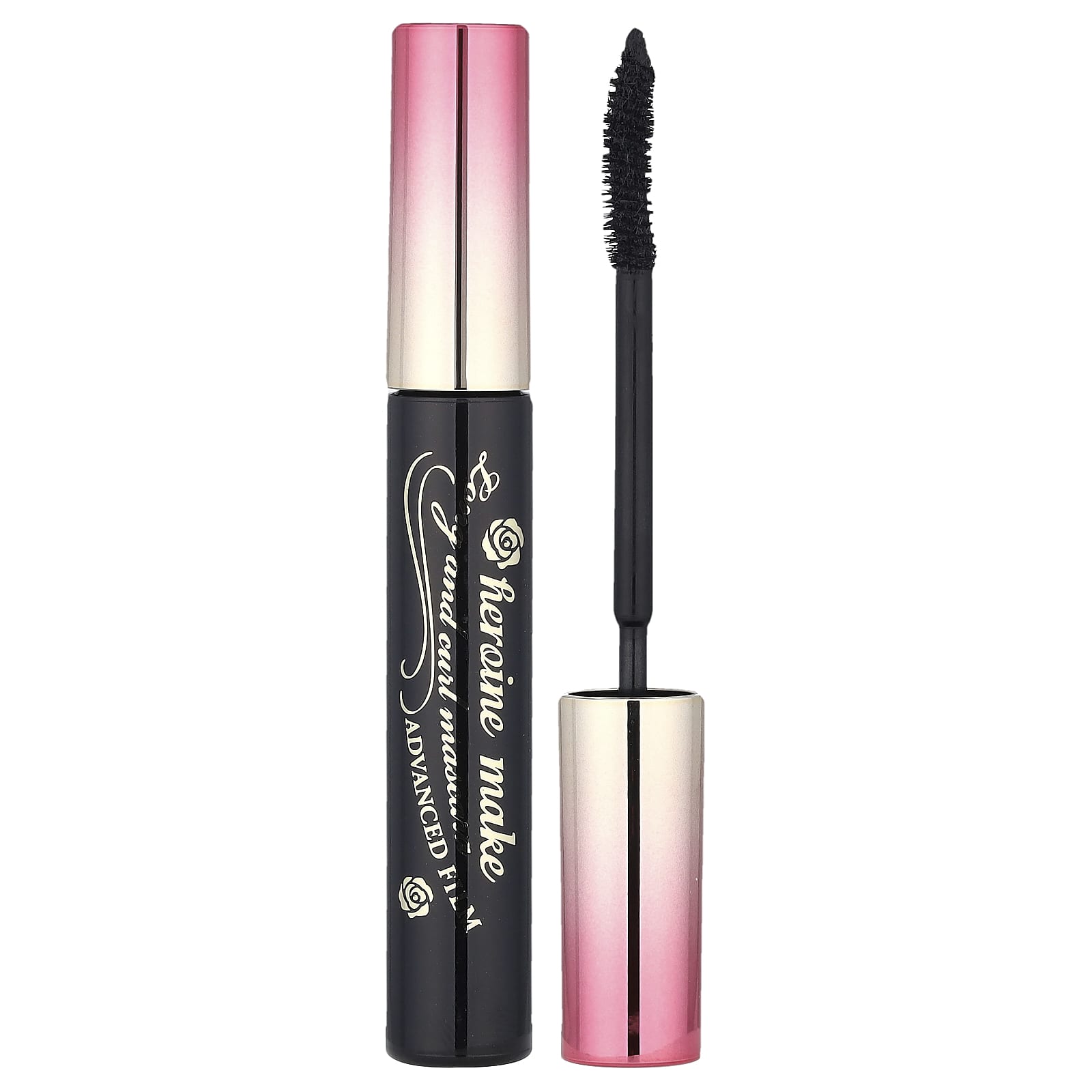 Heroine Make, Тушь для ресниц Long & Curl, Усовершенствованная пленка, 01 Насыщенный черный, 6 г(0.21 унц) black KissMe