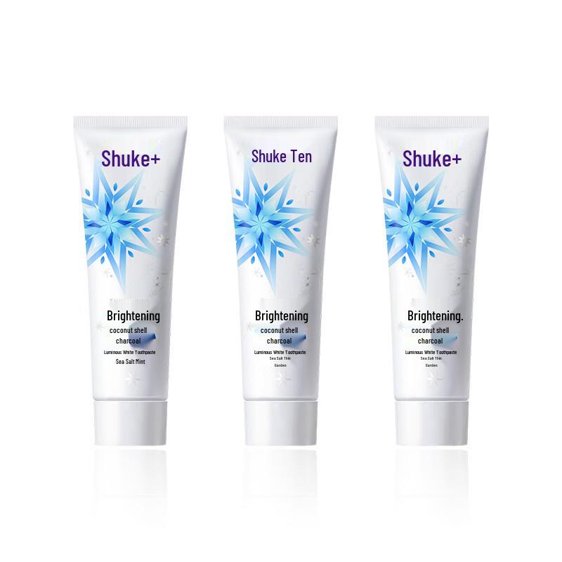 Suke Осветляющая зубная паста с блеском (3 x 120 г) white JDST SELECTION