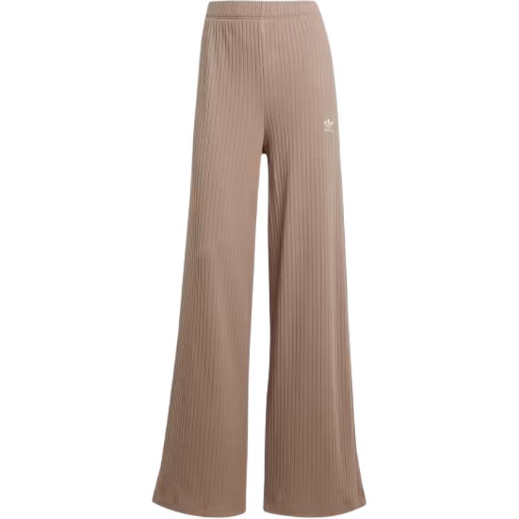 Брюки Adidas Essentials с широкой резинкой Цвет: Trace Brown Женские Брюки JD0768 S gray