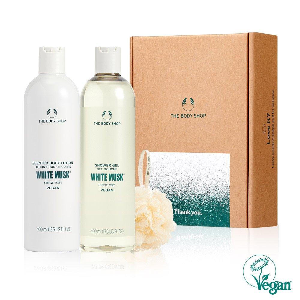 The Body Shop Белый мускус 400 мл подарочный набор из 2 предметов beige