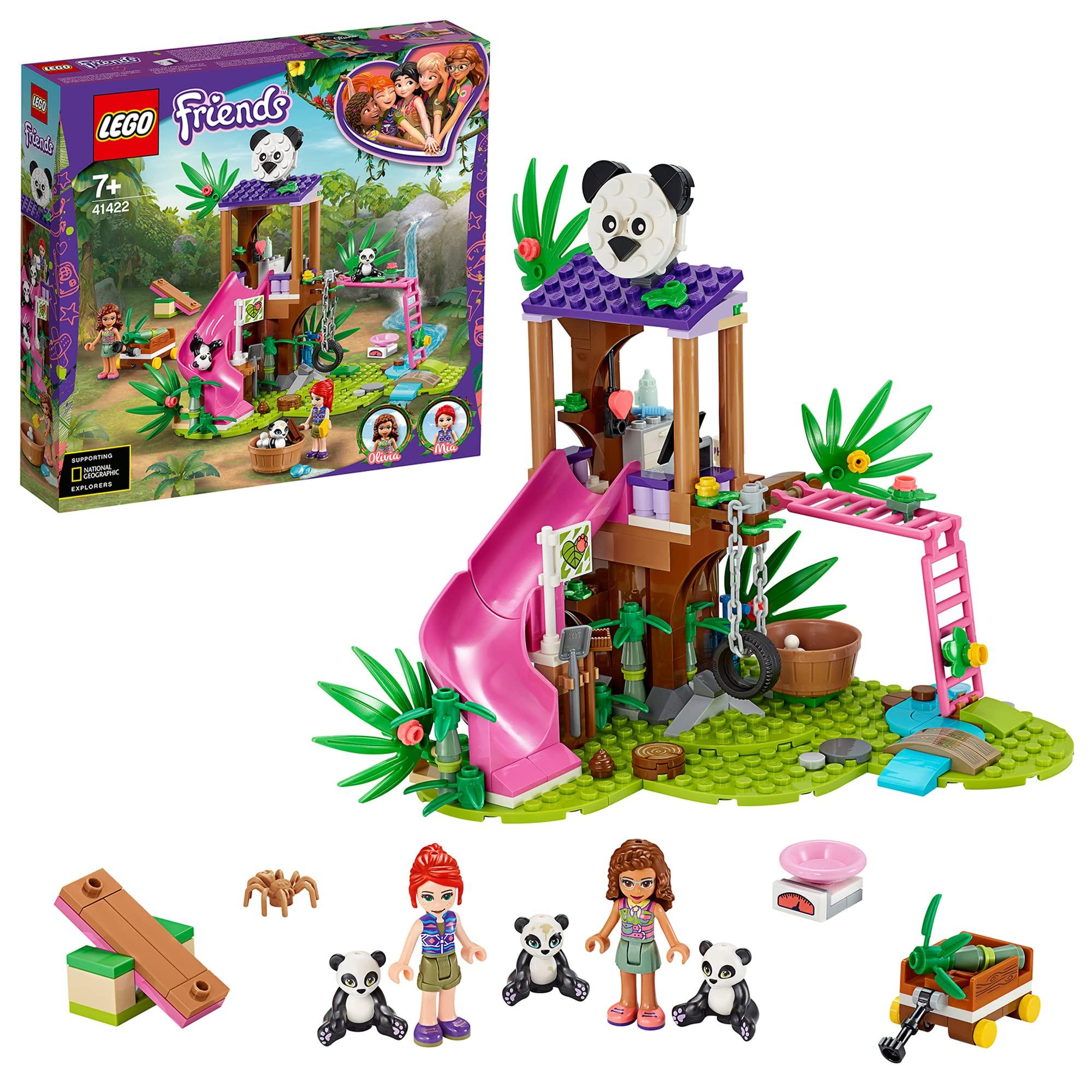 LEGO Friends Домик на дереве в джунглях панды 41422 pink Sliema Japan Products